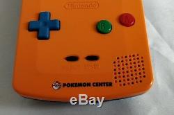 Nintendo Gameboy Color Pokemon Limited edition Orange color console, Boxed-a1205