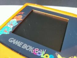 Nintendo Gameboy Color Pokemon Limited edition Orange color console, Game-b324