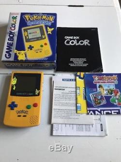 Nintendo Gameboy Color Pokemon Special Edition Complete In Box