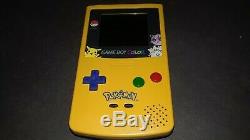 Nintendo Gameboy Color Pokemon Yellow Edition Console with Game In Box TESTED