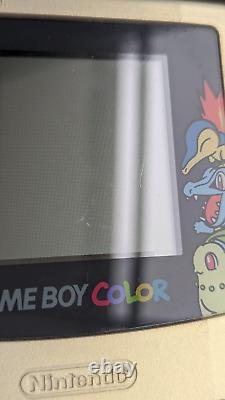 Nintendo Gameboy Color Special Edition Pokemon Gold/Silver edition, Japanese