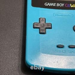 Nintendo Gameboy Color Teal Blue (CGB-001) Handheld Console Adult Owned