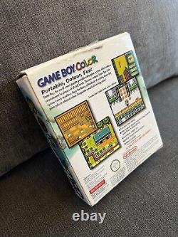Nintendo Gameboy Color Teal Console Boxed VGC Box Tested See Pictures