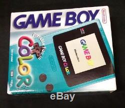Nintendo Gameboy Color Teal Never Opened, Factory Sealed Box