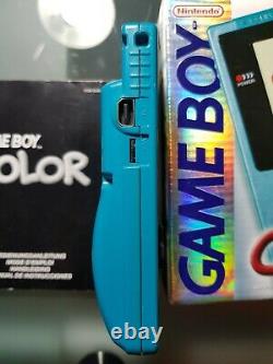 Nintendo Gameboy Color Türkis Konsole OVP Game Boy