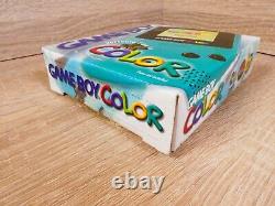 Nintendo Gameboy Color Turquoise Console Boxed Manuals