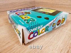 Nintendo Gameboy Color Turquoise Console Boxed Manuals