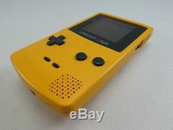 Nintendo Gameboy Color Yellow Handheld With Box