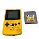 Nintendo Gameboy Color Yellow Tommy Hilfiger Edition Cgb-001 Tested Game Boy