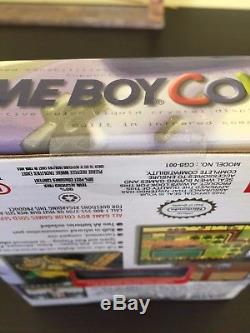 Nintendo Gameboy Color handheld system, Grape, Factory Sealed