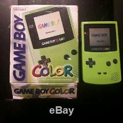 Nintendo Gameboy Color + jeux Mario, donkey kong, game and watch