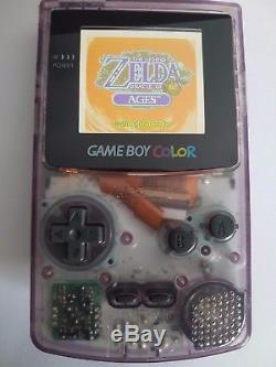 Nintendo Gameboy Colour AGS-101 Original Clear Atomic Purple