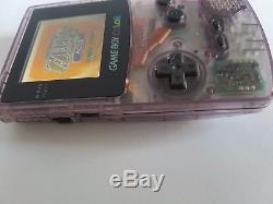 Nintendo Gameboy Colour AGS-101 Original Clear Atomic Purple