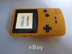 Nintendo Gameboy Colour AGS-101 Original Yellow shell