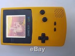 Nintendo Gameboy Colour AGS-101 Original Yellow shell