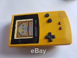 Nintendo Gameboy Colour AGS-101 Original Yellow shell