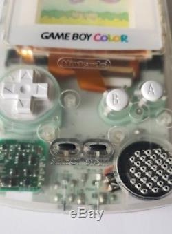 Nintendo Gameboy Colour Backlight AGS-101 Clear White Screen Lens