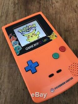 Nintendo Gameboy Colour Color Pokemon Anniversary Game Console IPS GBC Backlit