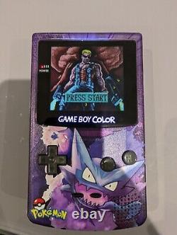 Nintendo Gameboy Colour with Backlit IPS V2 Screen Mod Custom Pokemon Shell