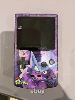 Nintendo Gameboy Colour with Backlit IPS V2 Screen Mod Custom Pokemon Shell