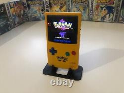 Nintendo Gameboy Colour with Backlit IPS V2 Screen Mod Custom Pokemon Shell Q5