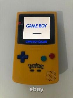 Nintendo Gameboy Colour with Backlit IPS V2 Screen Mod Custom Pokemon Shell Q5