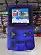 Nintendo Gameboy Colour With Brand New 2024 Amoled Screen Mod Custom Clear Purpl