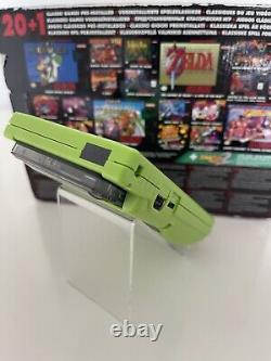 Nintendo Gameboy Colour with Brand New 2024 AMOLED Screen Mod Custom Green