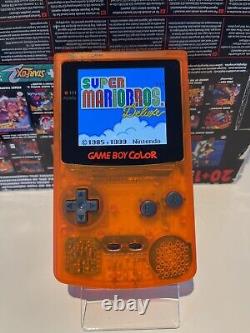 Nintendo Gameboy Colour with Brand New 2024 AMOLED Screen Mod Custom IPs