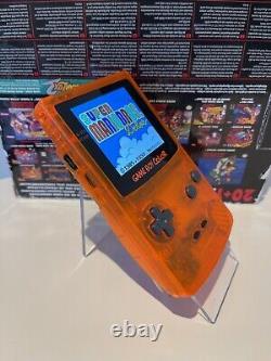 Nintendo Gameboy Colour with Brand New 2024 AMOLED Screen Mod Custom IPs