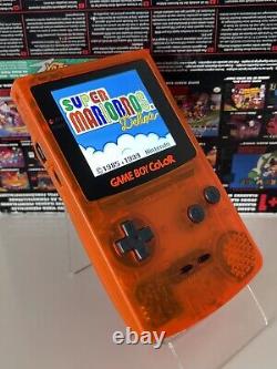 Nintendo Gameboy Colour with Brand New 2024 AMOLED Screen Mod Custom IPs