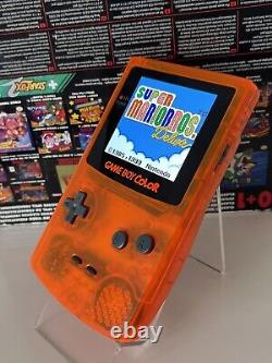 Nintendo Gameboy Colour with Brand New 2024 AMOLED Screen Mod Custom IPs