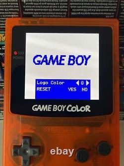 Nintendo Gameboy Colour with Brand New 2024 AMOLED Screen Mod Custom IPs