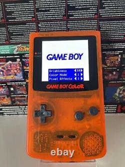 Nintendo Gameboy Colour with Brand New 2024 AMOLED Screen Mod Custom IPs