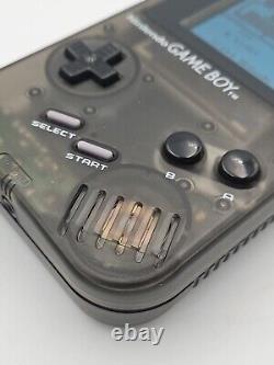 Nintendo Gameboy DMG-01 Backlight IPS V5 changeable background colour- Smoke