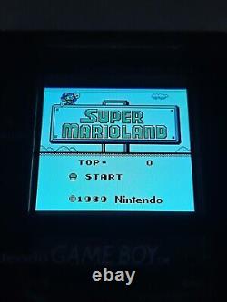 Nintendo Gameboy DMG-01 Backlight IPS V5 changeable background colour- Smoke