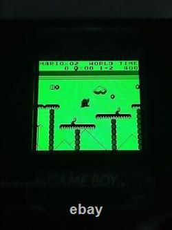 Nintendo Gameboy DMG-01 Backlight IPS V5 changeable background colour- Smoke