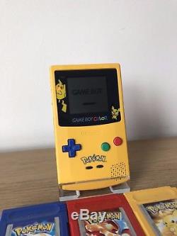 Nintendo Gameboy Game Boy Color Colour Pokemon Bundle &+ Pokémon Games! Game Boy
