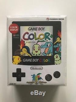 Nintendo Gameboy Game Boy Color Special limited Pokemon Edition White boxed OVP