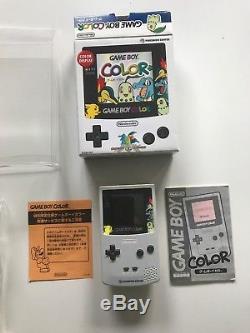 Nintendo Gameboy Game Boy Color Special limited Pokemon Edition White boxed OVP
