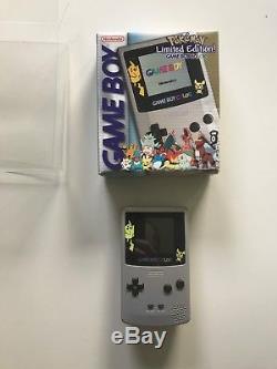 Nintendo Gameboy Game Boy Color limited Special Pokemon Silver Edition boxed