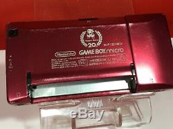 Nintendo Gameboy Game Boy Micro Famicom Color NES Console 20th Anniversary BOX 5