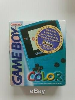 Nintendo Gameboy Game boy Color TEAL TURQUOISE Console BRAND NEW FACTORY SEALED
