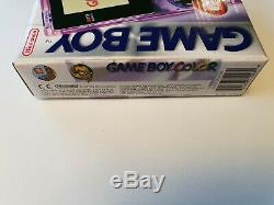 Nintendo Gameboy Game boy Color TRANSPARENT Limited Console RARE Boxed Sealed