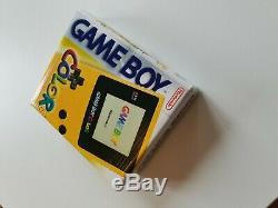 Nintendo Gameboy Game boy Color Yellow Limited Console RARE Boxed Factory Sealed