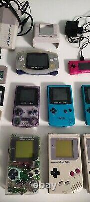 Nintendo Gameboy Konvolut Sammlungsauflösung Gameboy Color Advance Pocket Micro
