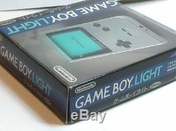 Nintendo Gameboy Light Silver color console MGB-101 Boxed set/Backlight OK-E8