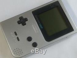 Nintendo Gameboy Light Silver color console MGB-101 Boxed set/Backlight OK-N8
