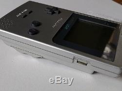 Nintendo Gameboy Light Silver color console MGB-101 Boxed set/Backlight OK-V6