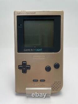 Nintendo Gameboy Light console Gold color MGB-101 GBL Tested Good+ From JAPAN